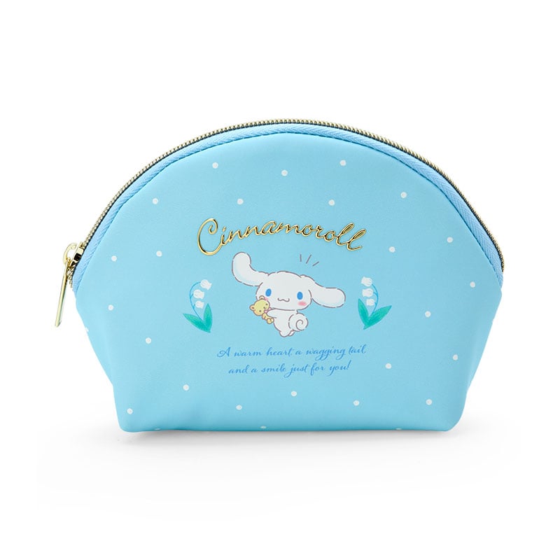 Cinnamoroll Crescent Zipper Pouch Bags Japan Original   