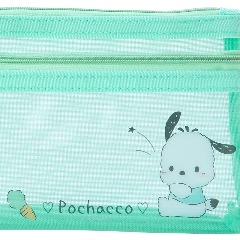 Pochacco Mesh Pencil Pouch Stationery Japan Original   