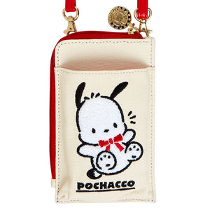 Pochacco Crossbody Phone Bag (35th Anniversary Red Ribbon Series) Accessory Japan Original   