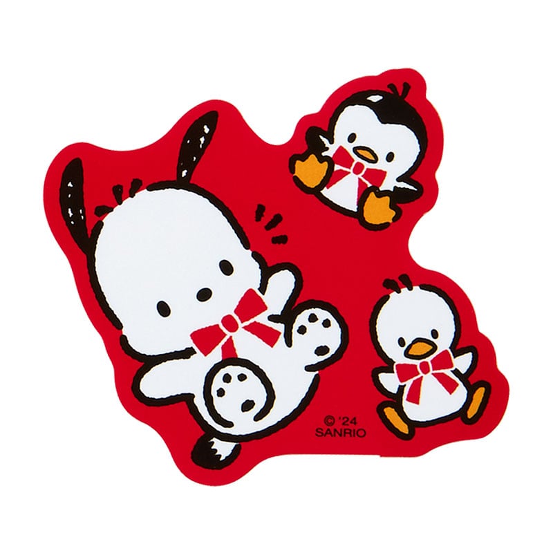 Pochacco 10-pc Sticker Pack (35th Anniversary Red Ribbon Series) Stationery Japan Original   