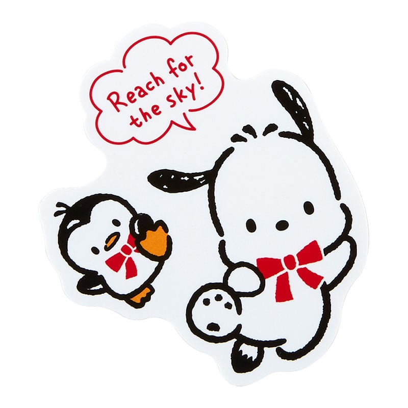 Pochacco 10-pc Sticker Pack (35th Anniversary Red Ribbon Series) Stationery Japan Original   