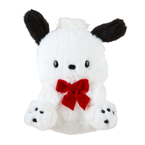 Pochacco Plush Mascot Keychain (35th Anniversary Red Ribbon Series) Accessory Japan Original   