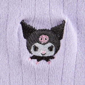 Kuromi Classic Embroidered Crew Socks Accessory Japan Original   