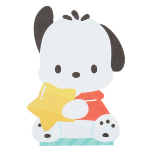 Pochacco Die-cut Memo Pad (Expressions) Stationery Japan Original   