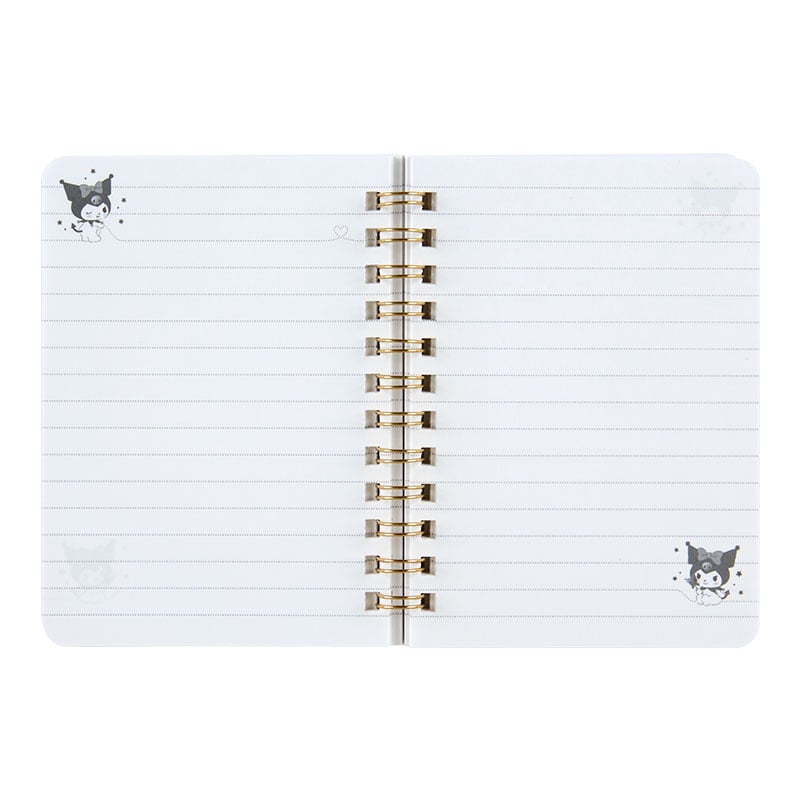 Kuromi Compact Ruled Notebook Stationery Japan Original   