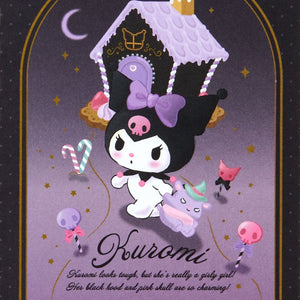 Kuromi Compact Ruled Notebook Stationery Japan Original   