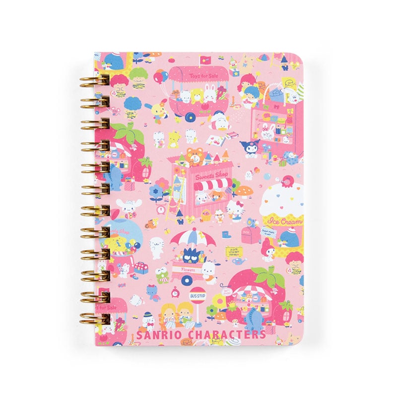 Sanrio Characters Compact Ruled Notebook Stationery Japan Original   