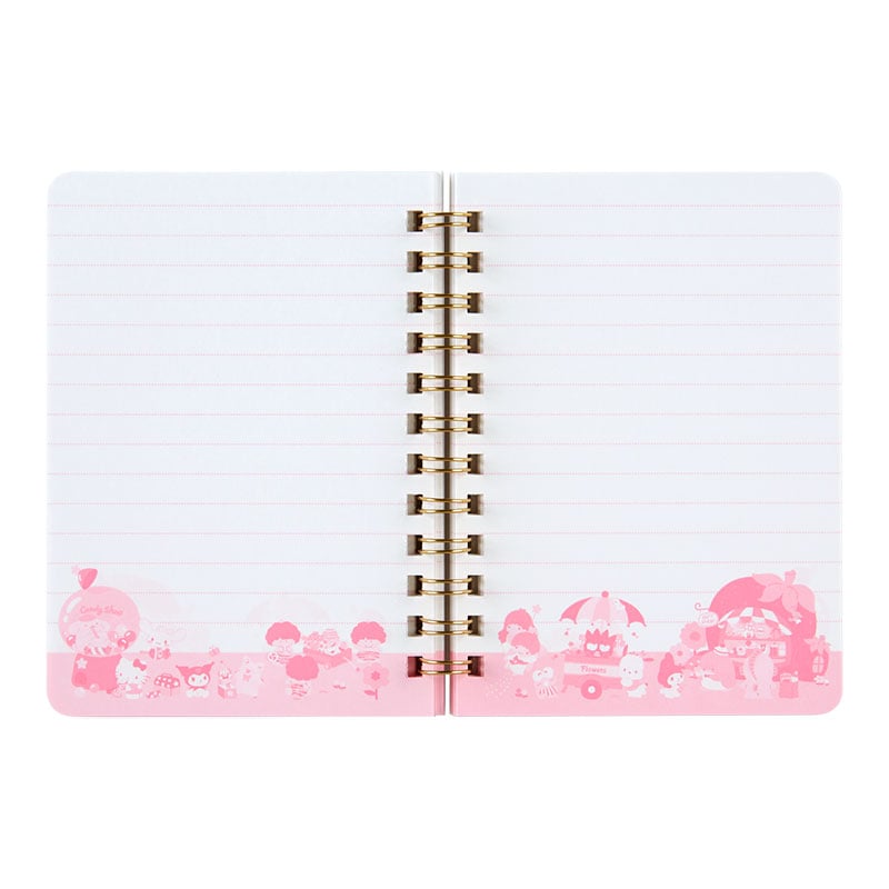 Sanrio Characters Compact Ruled Notebook Stationery Japan Original   