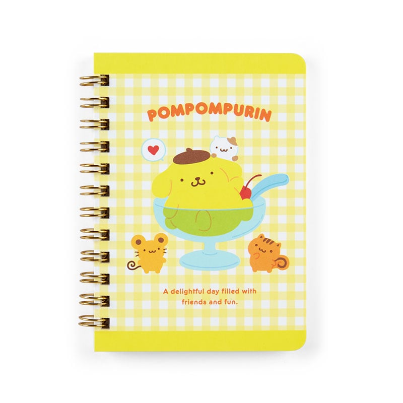 Pompompurin Compact Ruled Notebook Stationery Japan Original   