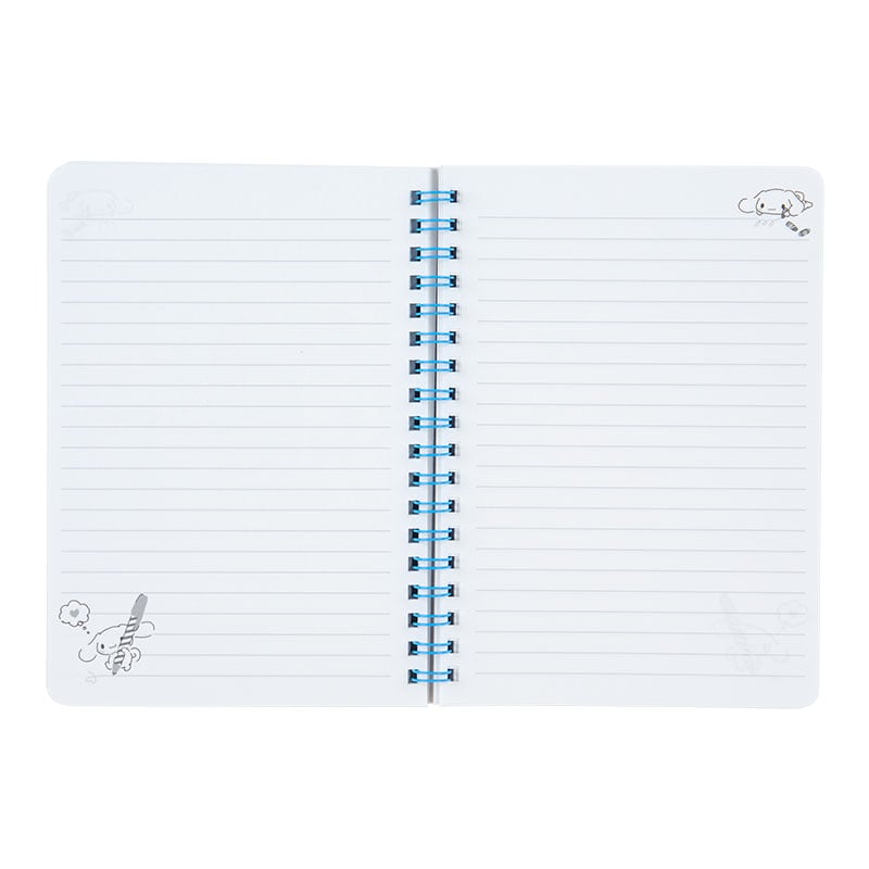 Cinnamoroll Lined Notebook (Elastic Closure) Stationery Japan Original   