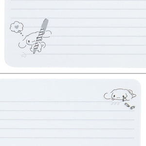 Cinnamoroll Lined Notebook (Elastic Closure) Stationery Japan Original   