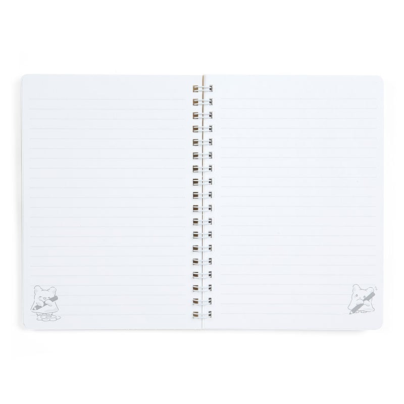 Hanamaruobake Lined Notebook (Elastic Closure) Stationery Japan Original   