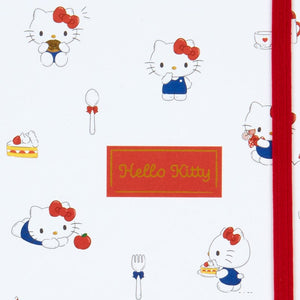 Hello Kitty Lined Notebook (Elastic Closure) Stationery Japan Original   