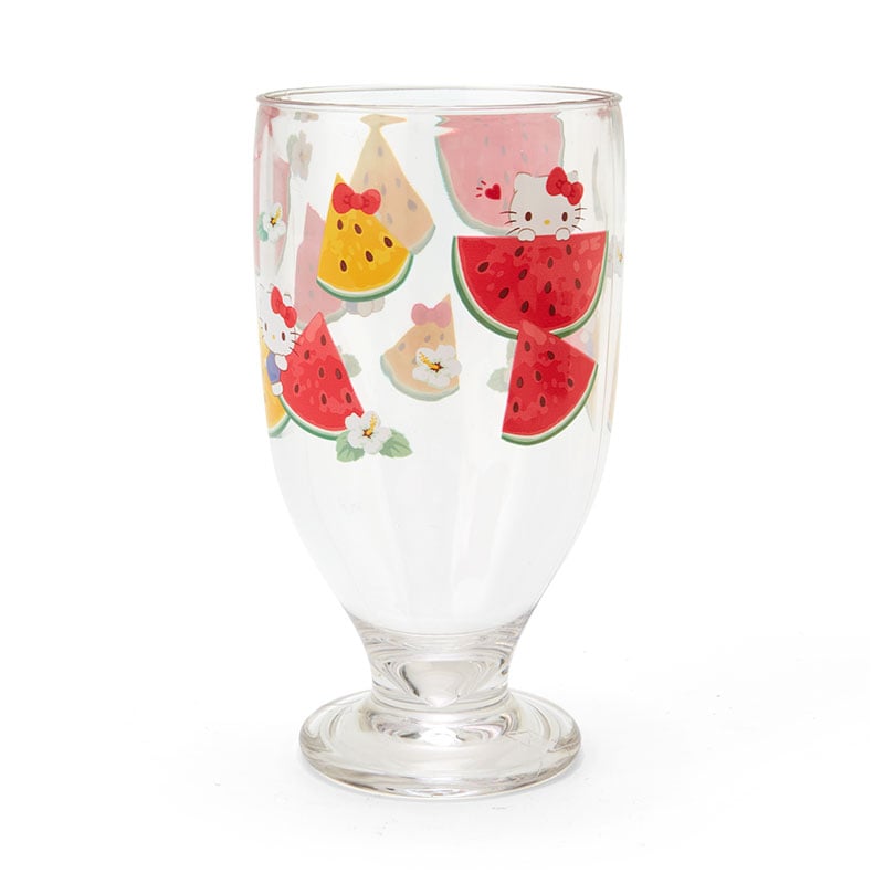 Hello Kitty Acrylic Cup (Summer Weather) Home Goods Japan Original   