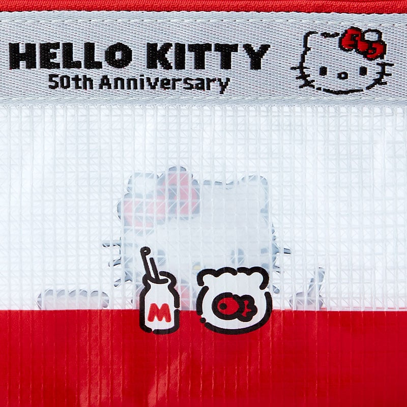 Hello Kitty Mini Flat Pouch (Hello, Everyone! Series) Bags Japan Original   