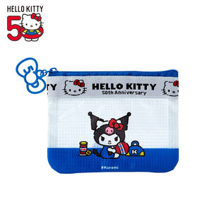 Kuromi Mini Flat Pouch (Hello, Everyone! Series) Bags Japan Original   