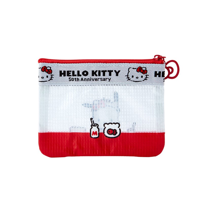 Pochacco Mini Flat Pouch (Hello, Everyone! Series) Bags Japan Original   