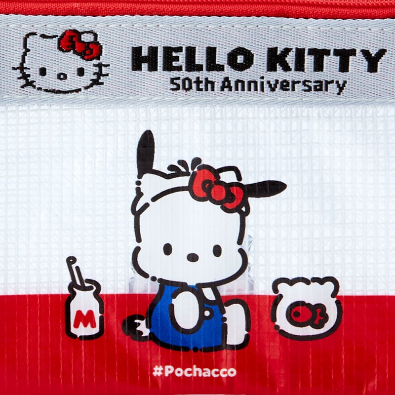 Pochacco Mini Flat Pouch (Hello, Everyone! Series) Bags Japan Original   