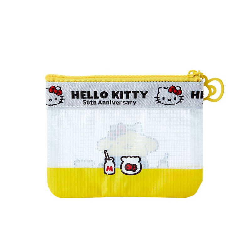 Pompompurin Mini Flat Pouch (Hello, Everyone! Series) Bags Japan Original   