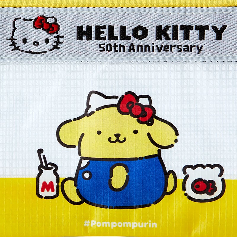 Pompompurin Mini Flat Pouch (Hello, Everyone! Series) Bags Japan Original   