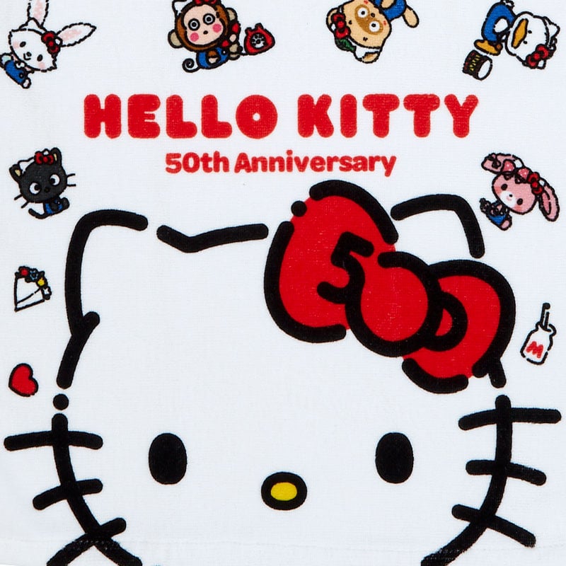 Hello Kitty Hand Towel (Hello, Everyone! Series) Home Goods Japan Original   