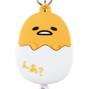 Gudetama Bestie Face Badge Reel Accessory Japan Original   