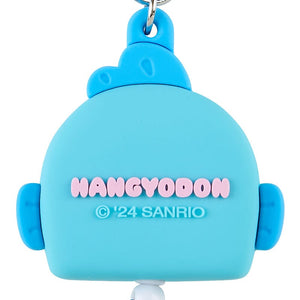 Hangyodon Bestie Face Badge Reel Accessory Japan Original   