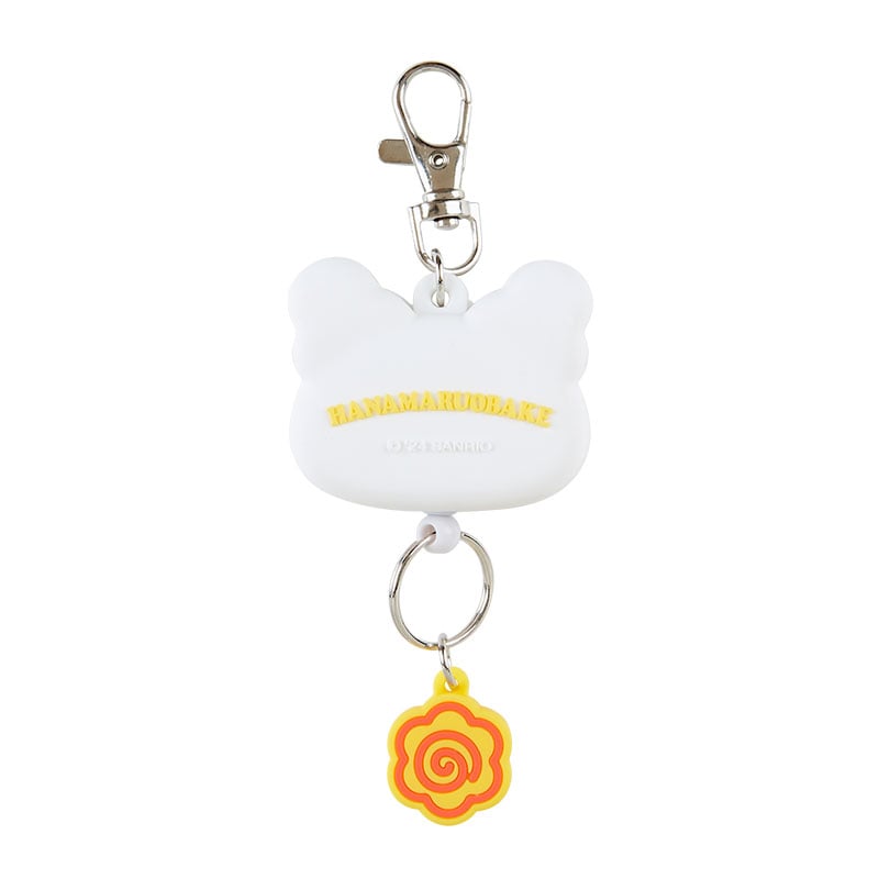 Hanamaruobake Bestie Face Badge Reel Accessory Japan Original   