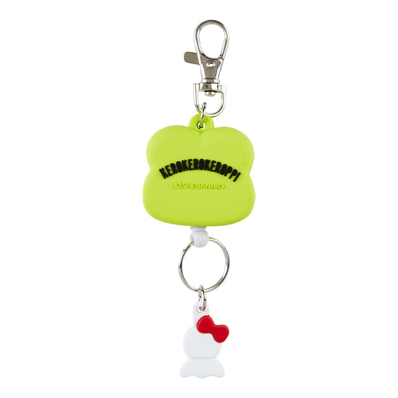 Keroppi Bestie Face Badge Reel Accessory Japan Original   