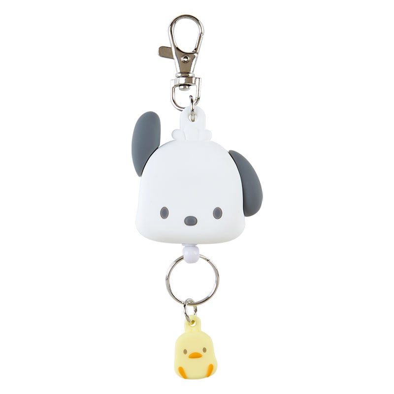 Pochacco Bestie Face Badge Reel Accessory Japan Original   