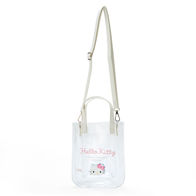 Hello Kitty Clear 2-Way Mini Tote Bags Japan Original   