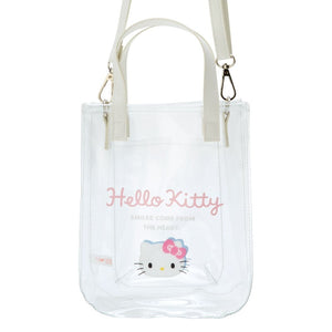 Hello Kitty Clear 2-Way Mini Tote Bags Japan Original   