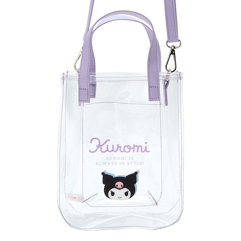 Kuromi Clear 2-Way Mini Tote Bags Japan Original   