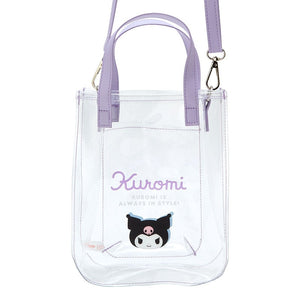 Kuromi Clear 2-Way Mini Tote Bags Japan Original   