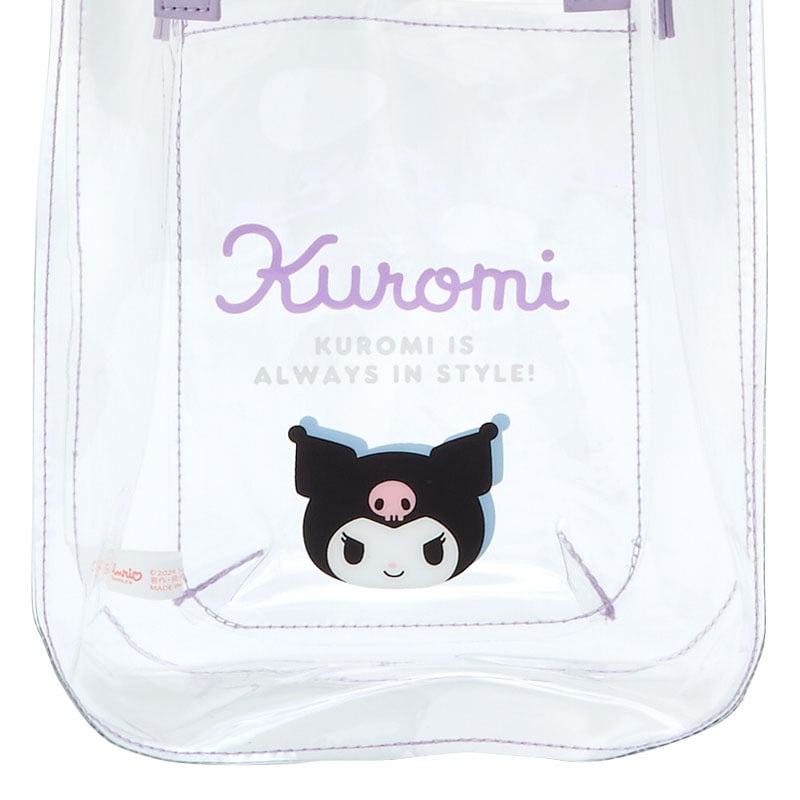 Kuromi Clear 2-Way Mini Tote Bags Japan Original   