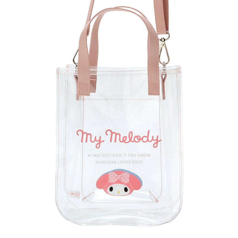 My Melody Clear 2-Way Mini Tote Bags Japan Original   