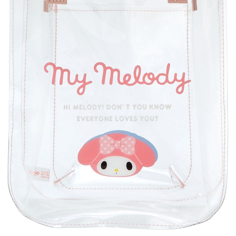 My Melody Clear 2-Way Mini Tote Bags Japan Original   