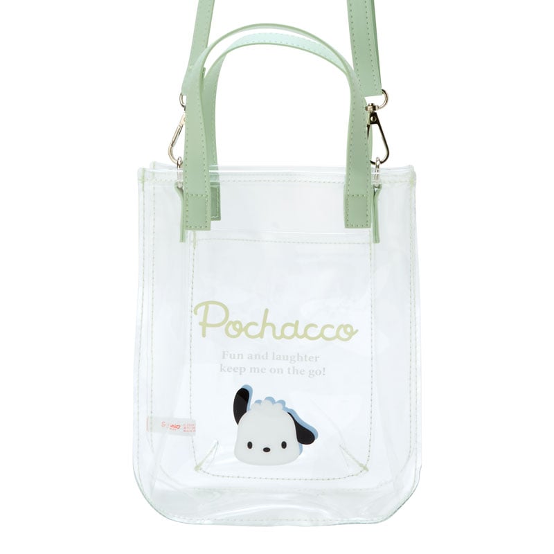 Pochacco Clear 2-Way Mini Tote Bags Japan Original   