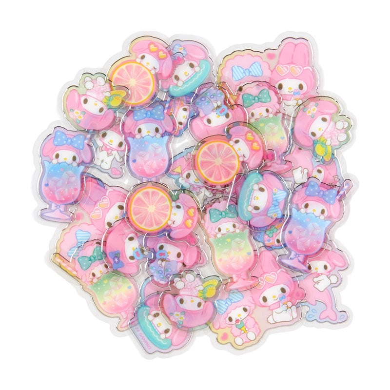 My Melody Summer 30-Pc Popsicle Mini Sticker Pack Stationery Japan Original   