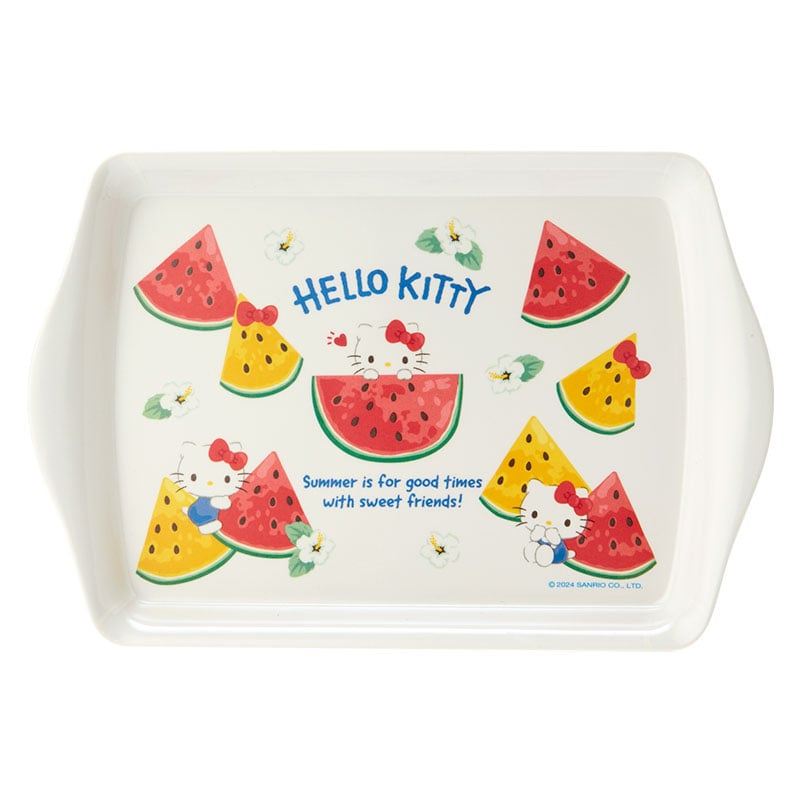 Hello Kitty Serving Tray (Summer Weather) Home Goods Japan Original   