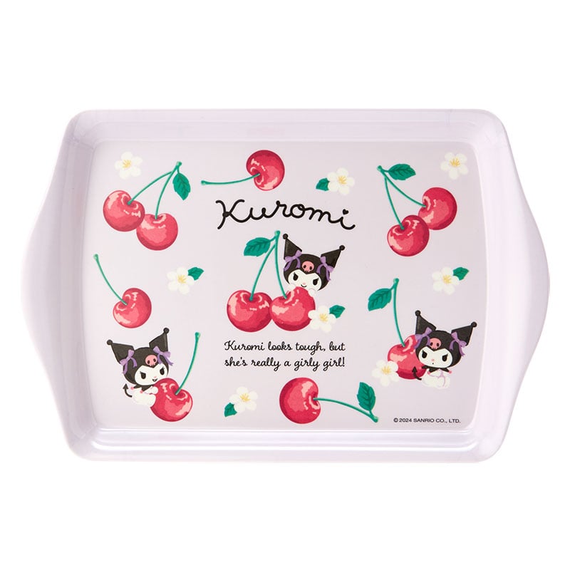 Kuromi Serving Tray (Summer Weather) Home Goods Japan Original   