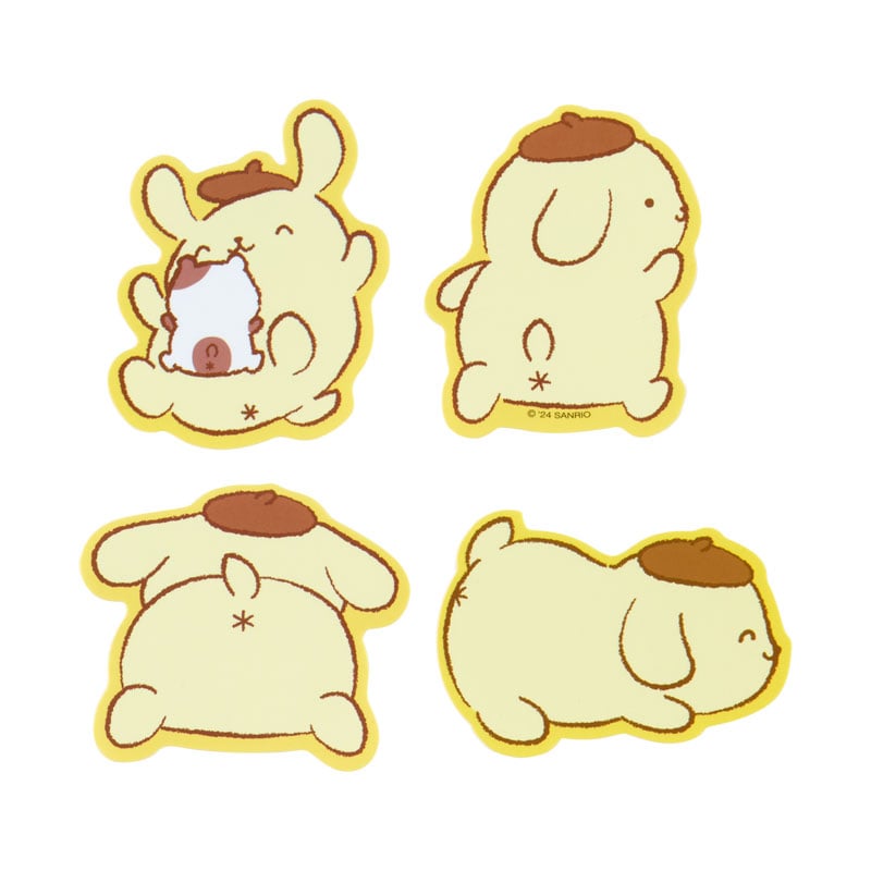 Pompompurin 10-pc Sticker Pack (Oshiri Puri Puri Purin Series) Stationery Japan Original   