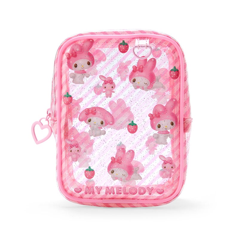 My Melody Clear Mini Zipper Pouch Bags Japan Original   