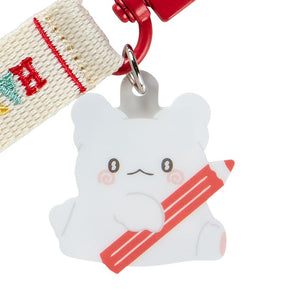 Hanamaruobake Logo Keychain (Sanrio Character Award Series) Accessory Japan Original   