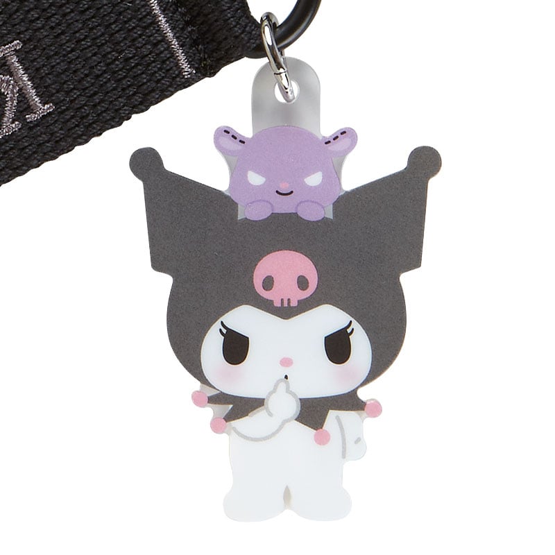 Kuromi Logo Keychain (Sanrio Character Award Series) Accessory Japan Original   