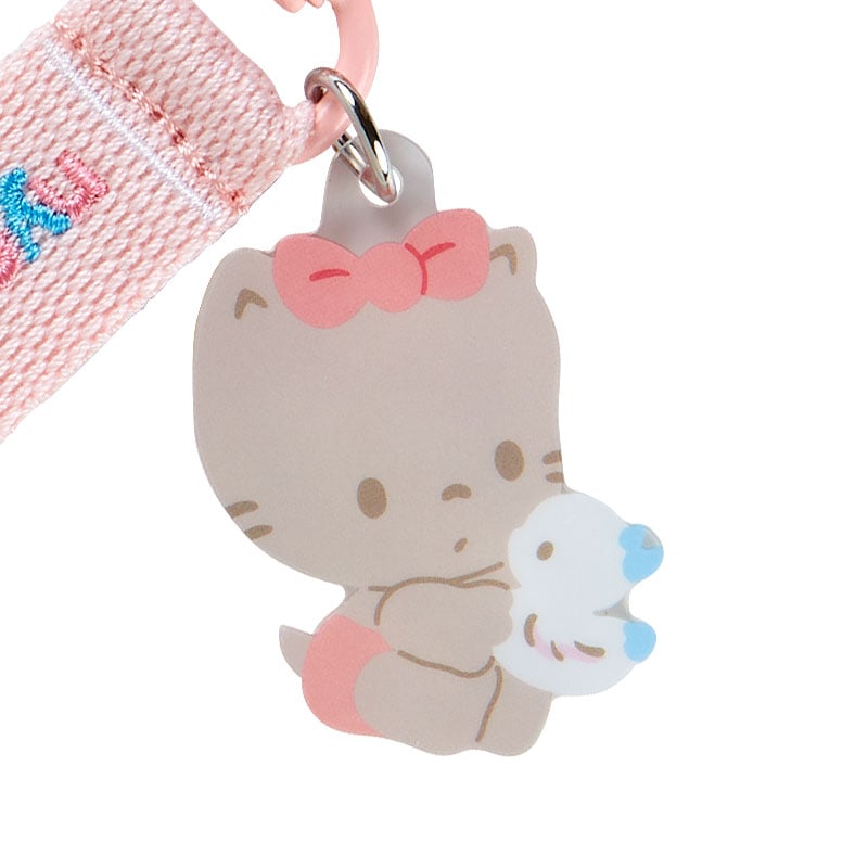 Nya Ni Nyu Nye Nyon Logo Keychain (Sanrio Character Award Series) Accessory Japan Original   