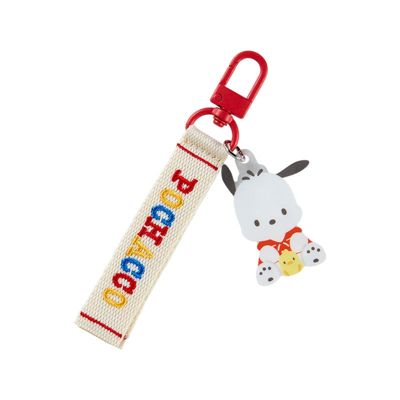 Pochacco Logo Keychain (Sanrio Character Award Series) Accessory Japan Original   