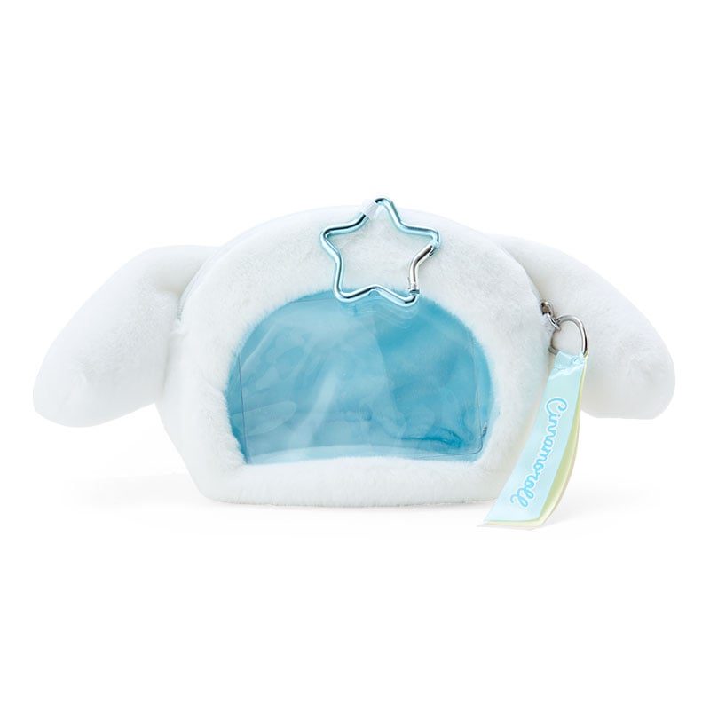 Cinnamoroll Plush Mini Face Pouch Bags Japan Original   