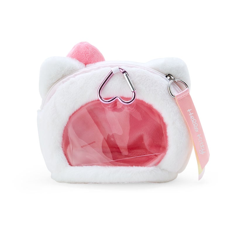 Hello Kitty Plush Mini Face Pouch Bags Japan Original   