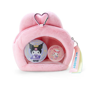 My Melody Plush Mini Face Pouch Bags Japan Original   